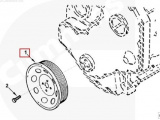 Шкив коленчатого вала Cummins 6СT