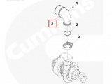 Патрубок воздуховода Cummins ISB4.5 4989113/4989112